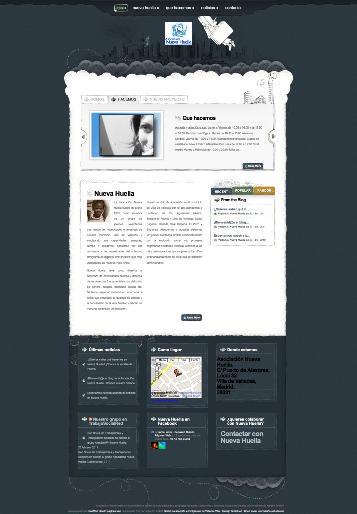diseño web asociaciones sociales