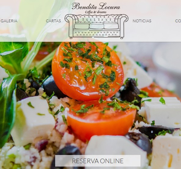 Rediseño de web para coffee shop en Madrid Bar Coffee