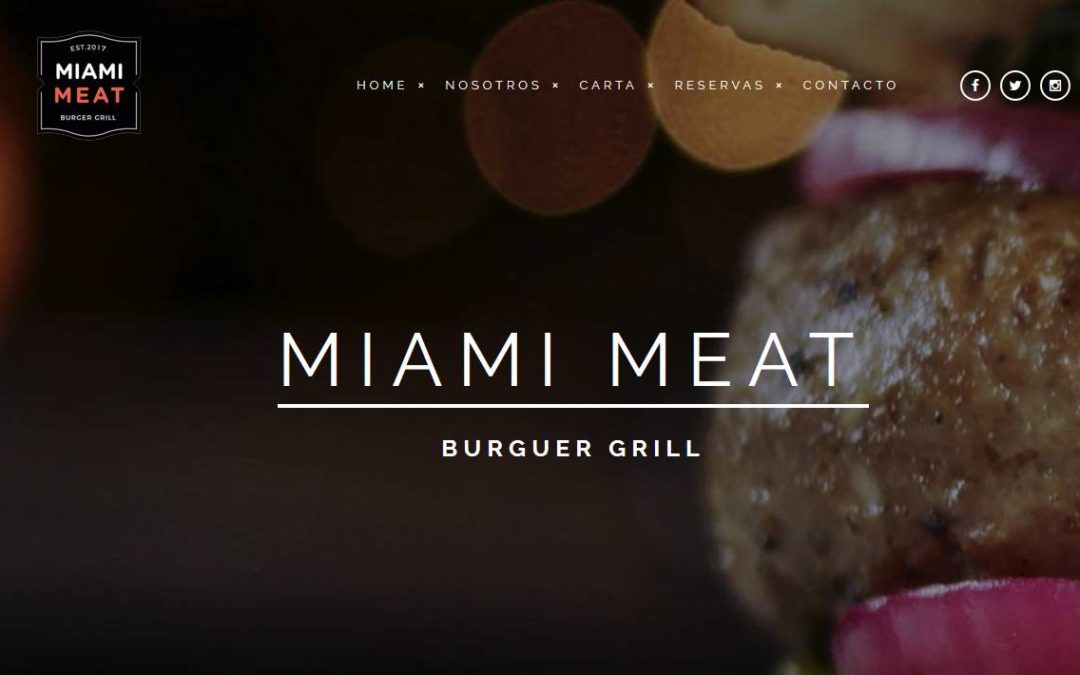 Diseño de páginas web para empresa restauración hamburguesería de calidad y parrilla