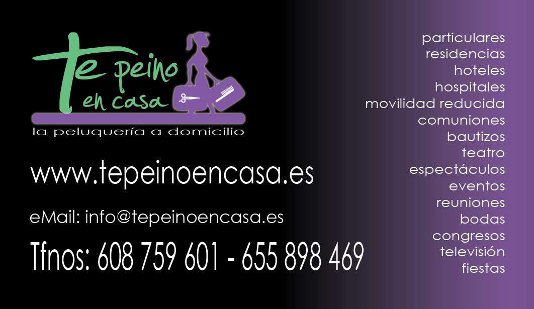 Diseño de tarjetas de visita para tepeinoencasa.es