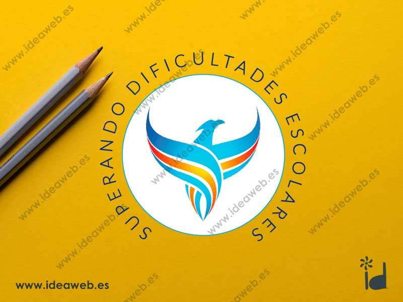 Vectorizado logotipo para empresa educación y psicología educativa en Madrid